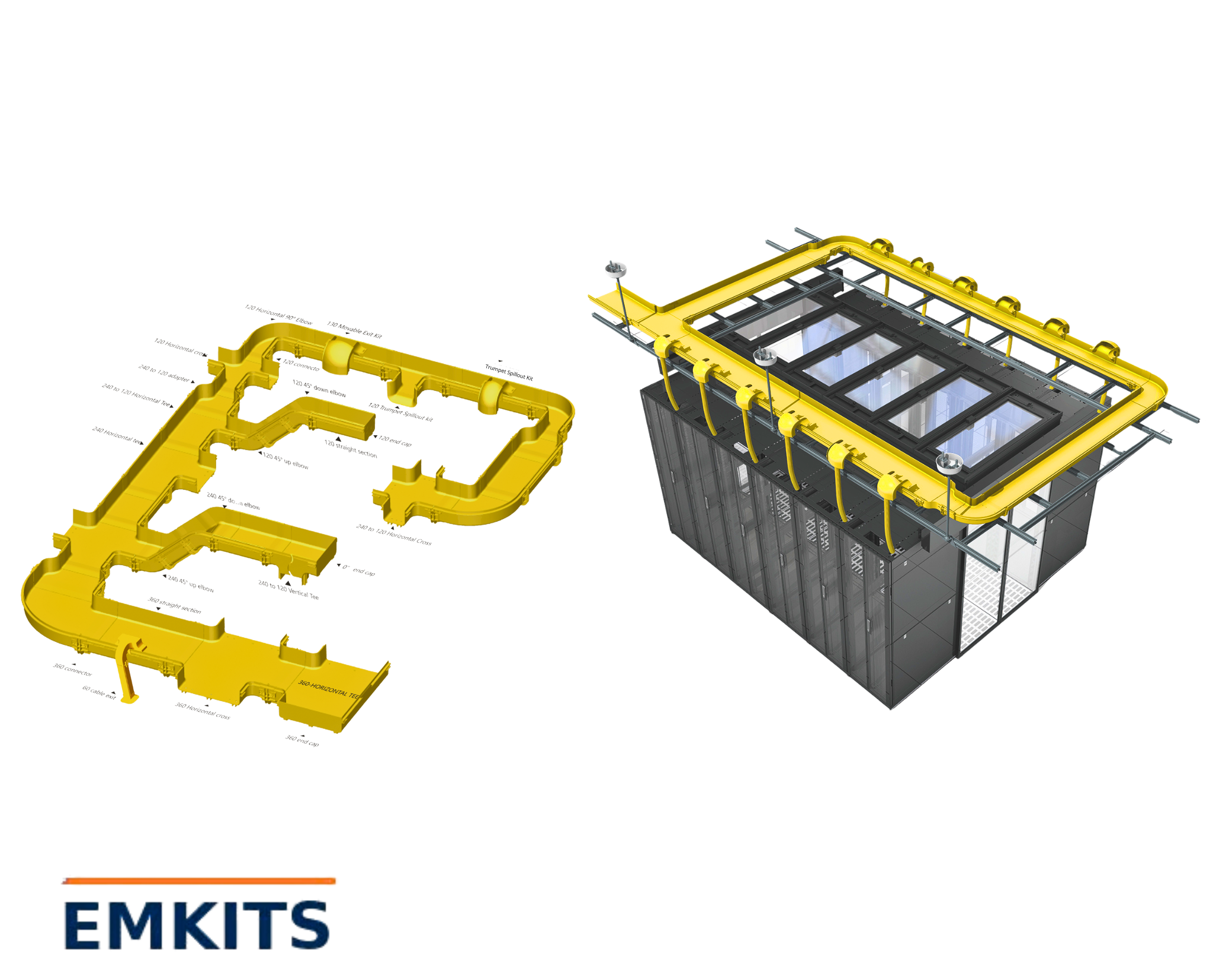 EMKITS OptiWay – Sistema de Canalización de Fibra Óptica para Data Centers en LATAM